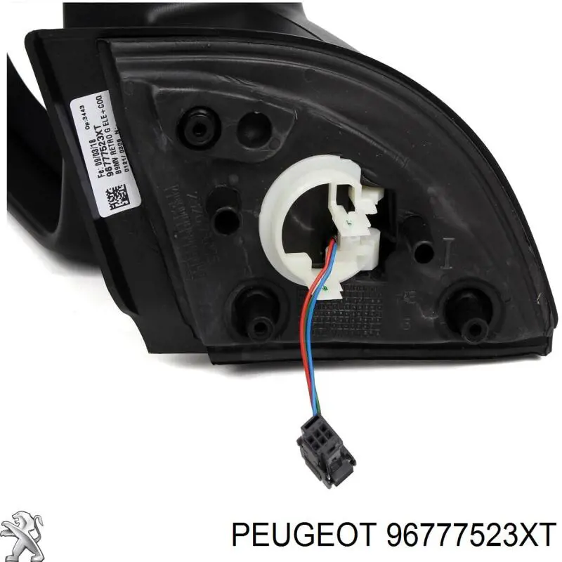 Espelho de retrovisão esquerdo Peugeot/Citroen 96777523XT preço, a partir de 85,28 USD