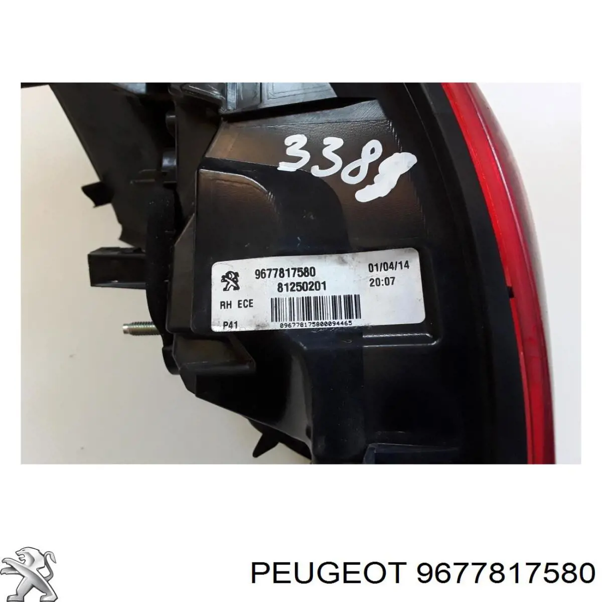 Lanterna traseira direita externa Peugeot/Citroen 9677817580 preço, a partir de 127,91 USD