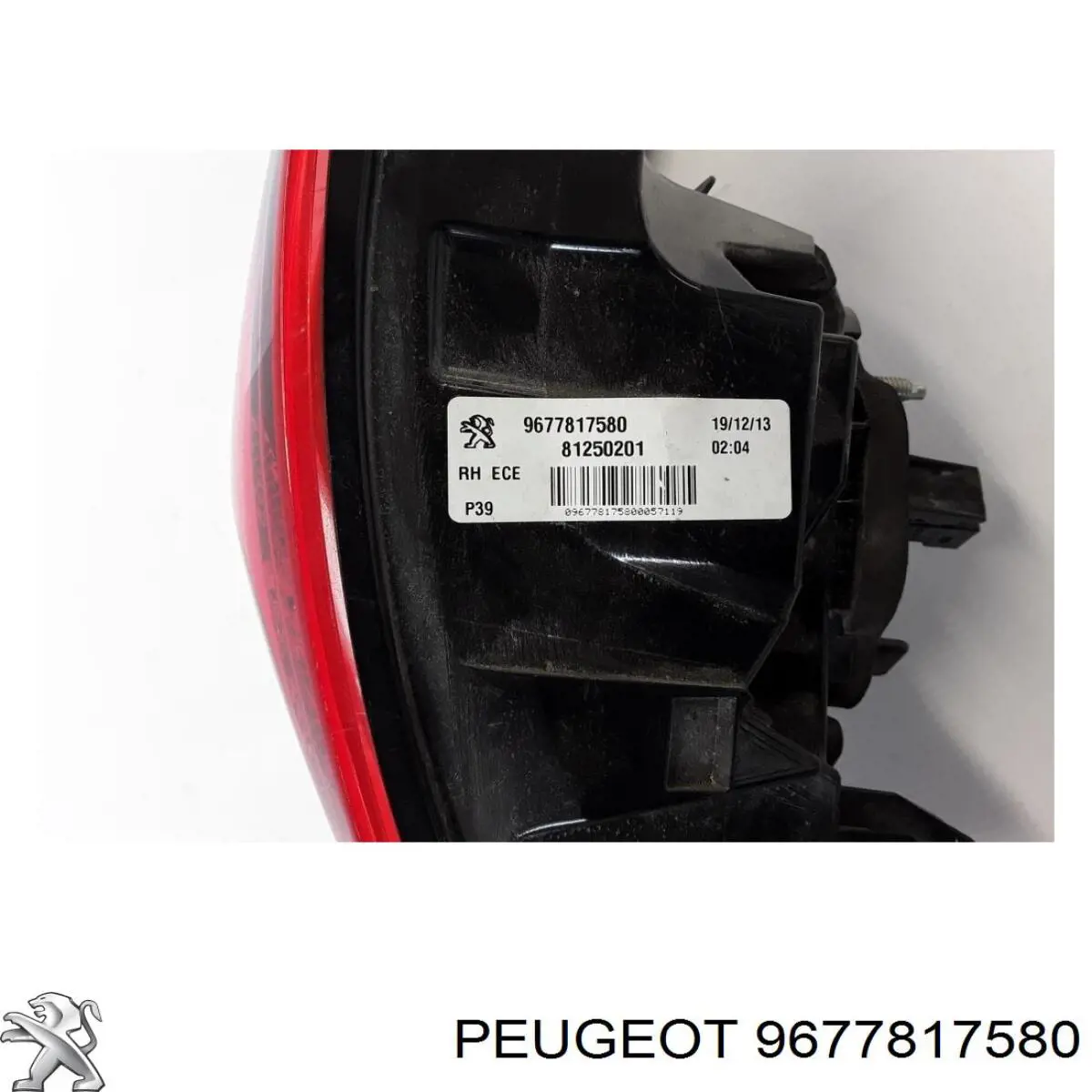 9677817580 Peugeot/Citroen Lanterna traseira direita externa