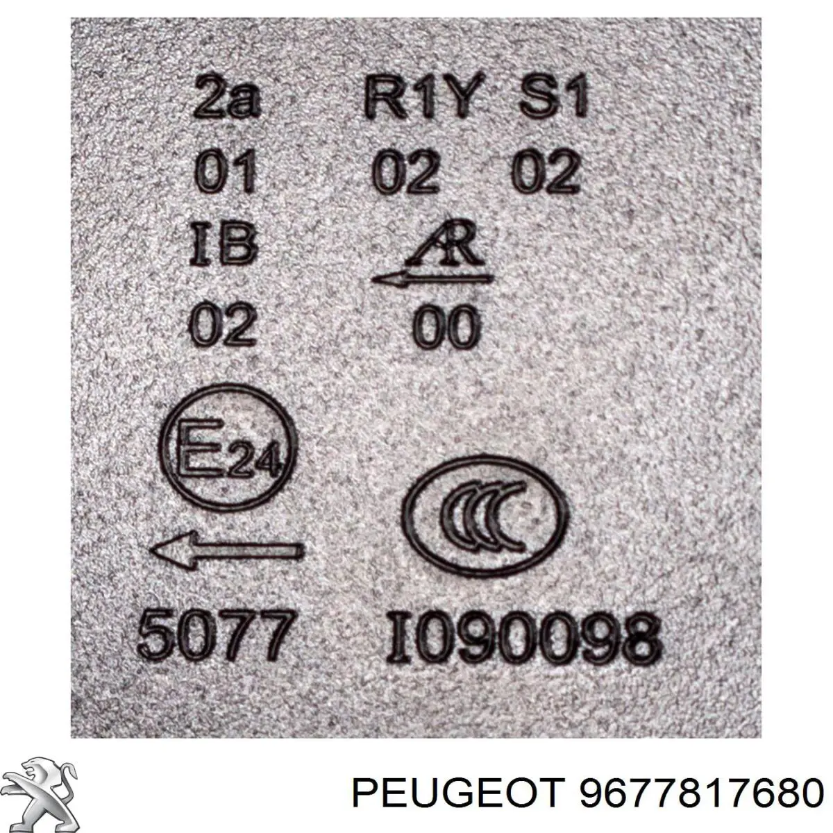 Compre 9677817680 Peugeot/Citroen Lanterna traseira esquerda externa