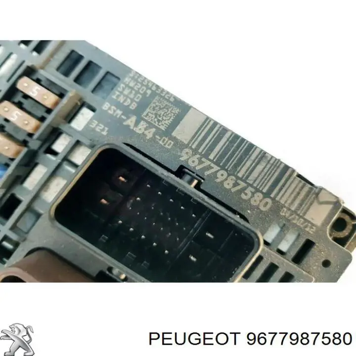 9677987580 Peugeot/Citroen Unidade de dispositivos de segurança