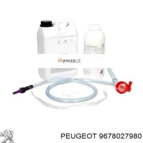 9678027980 Peugeot/Citroen Tanque para os aditivos