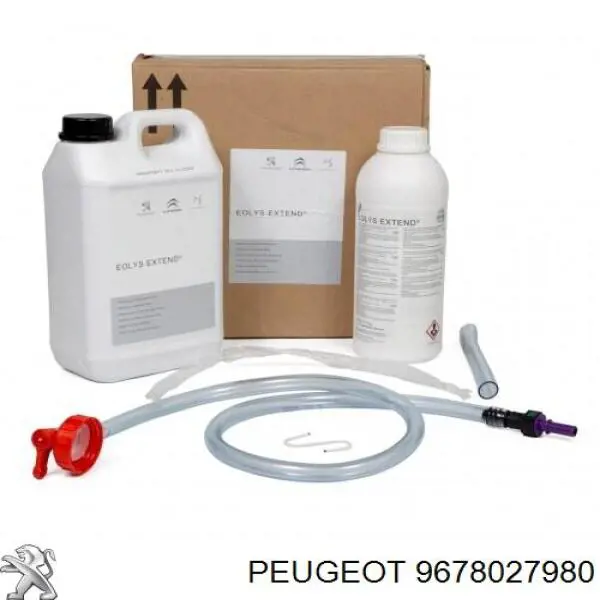 9678027980 Peugeot/Citroen Tanque para os aditivos