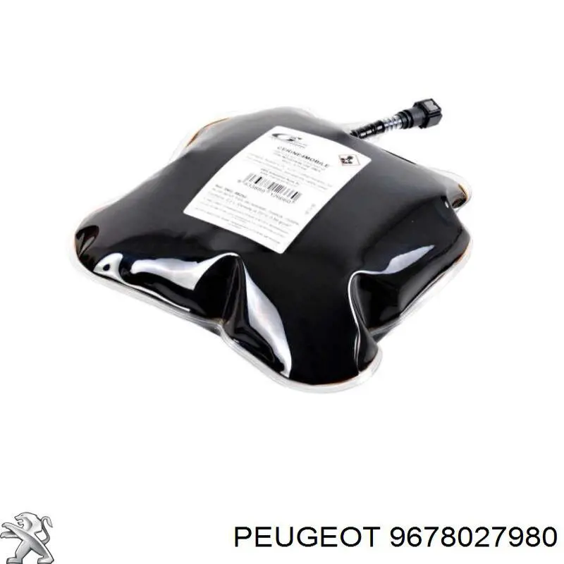 Tanque para os aditivos 9678027980 Peugeot/Citroen