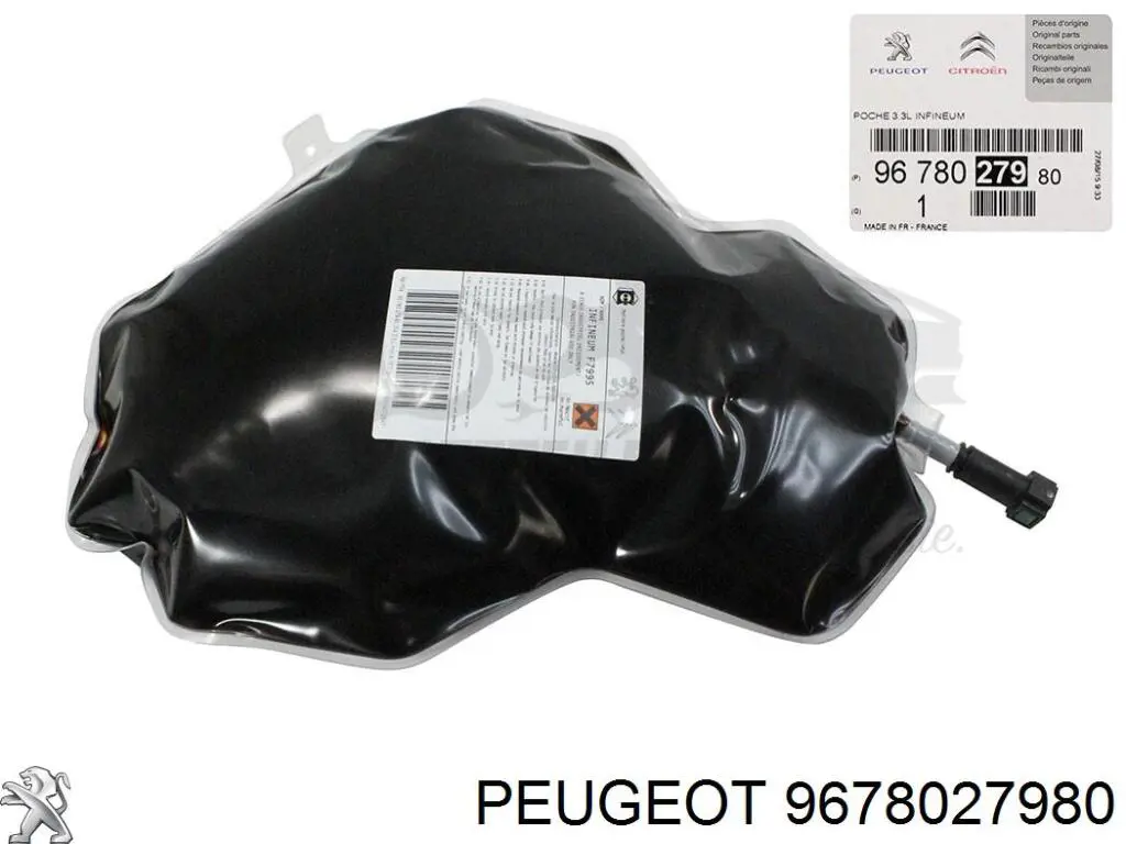 Tanque para os aditivos 9678027980 Peugeot/Citroen