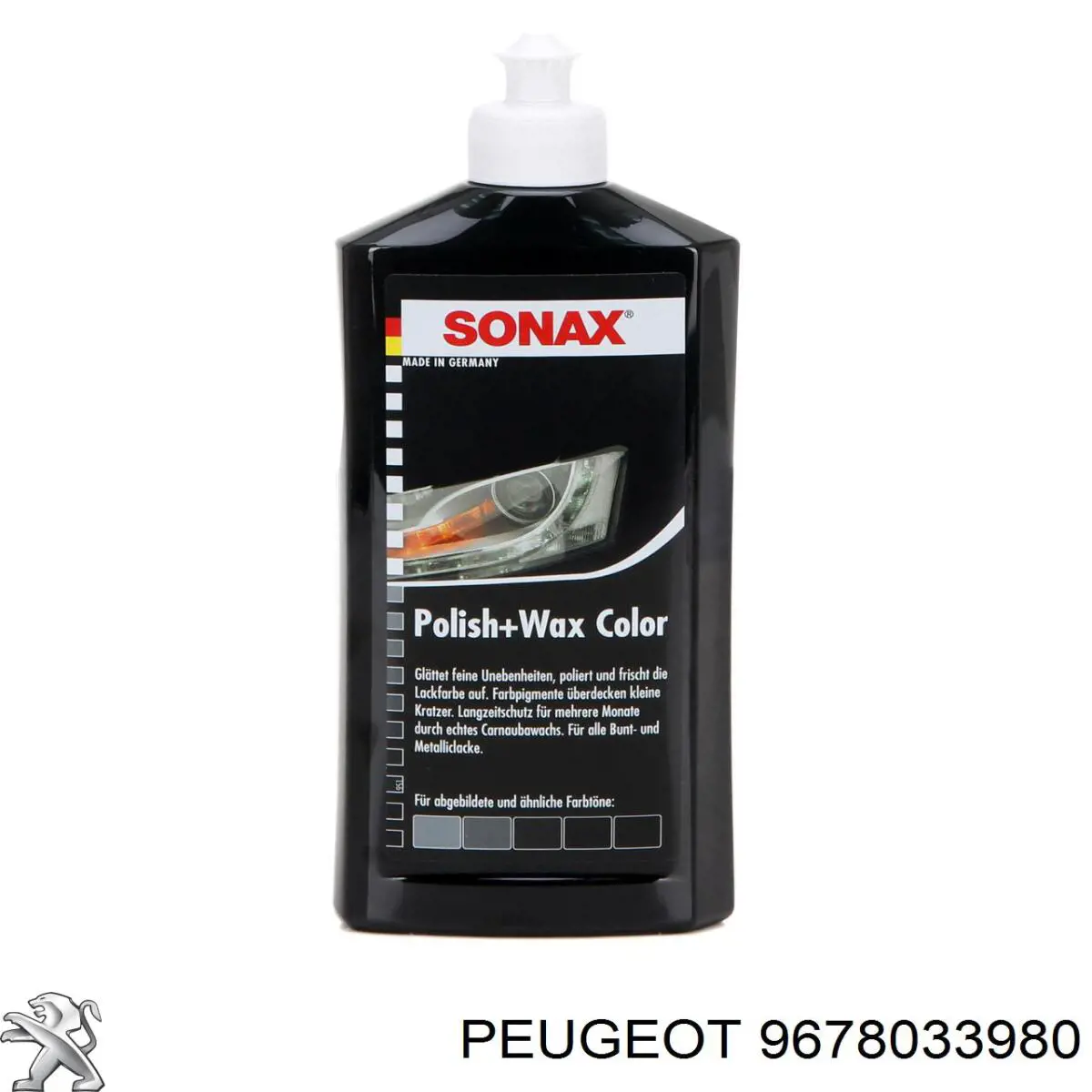 Aditivos do sistema de combustível dos motores diesel 9678033980 Peugeot/Citroen