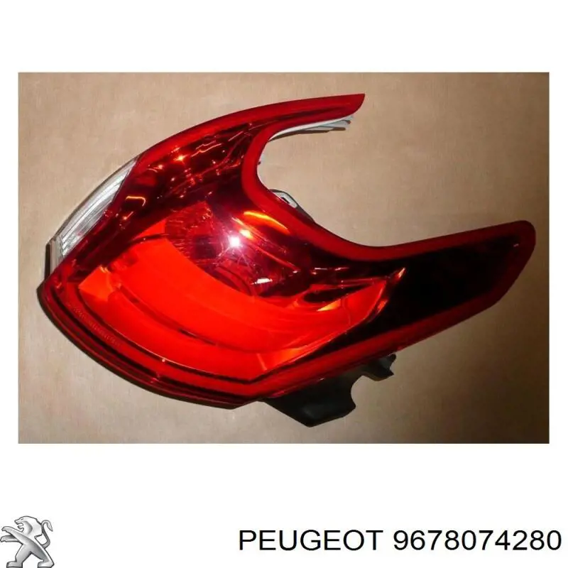 Compre 9678074280 Peugeot/Citroen Lanterna traseira esquerda externa