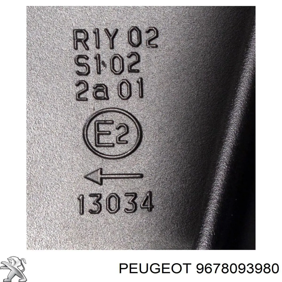 9678093980 Peugeot/Citroen Lanterna traseira esquerda externa