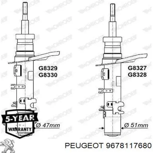 Compre 4853009M80 Toyota Amortecedor traseiro
