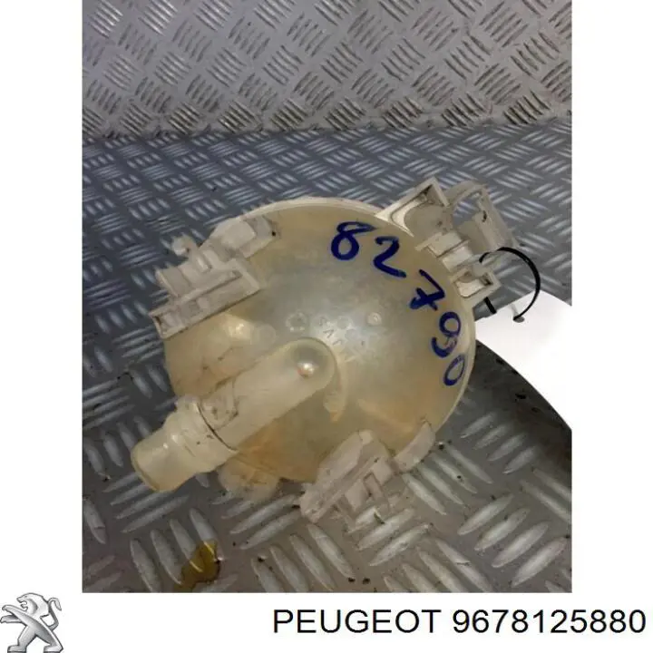 9678125880 Peugeot/Citroen Tanque de expansão do sistema de esfriamento