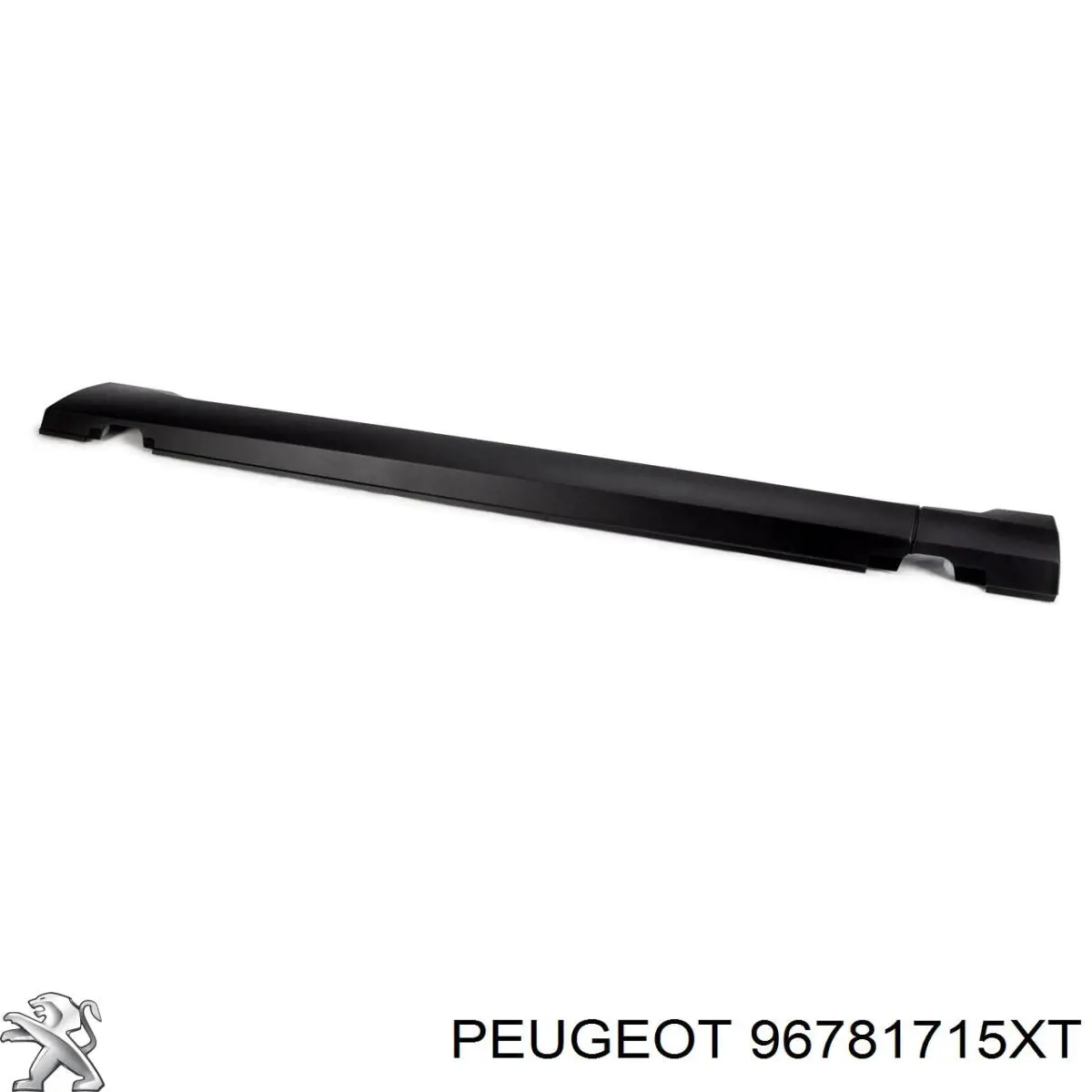 96781715XT Peugeot/Citroen Placa sobreposta (moldura) externa direita de acesso