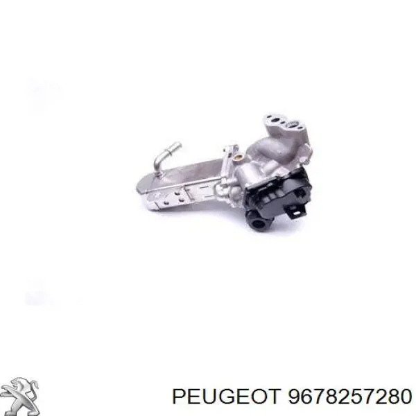 9678257280 Peugeot/Citroen Radiador do sistema EGR de recirculação dos gases de escape
