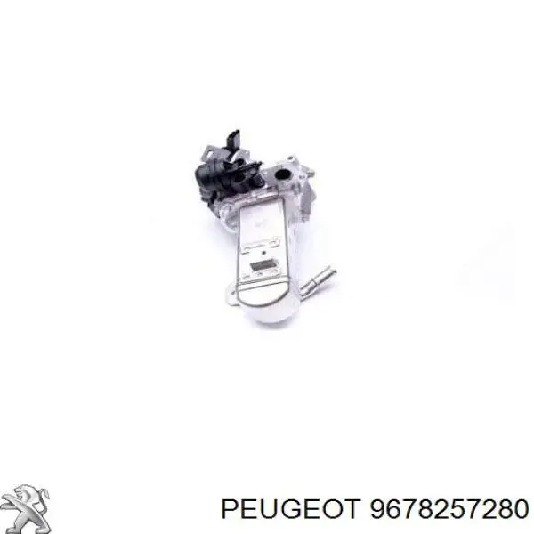 Compre 9678257280 Peugeot/Citroen Radiador do sistema EGR de recirculação dos gases de escape