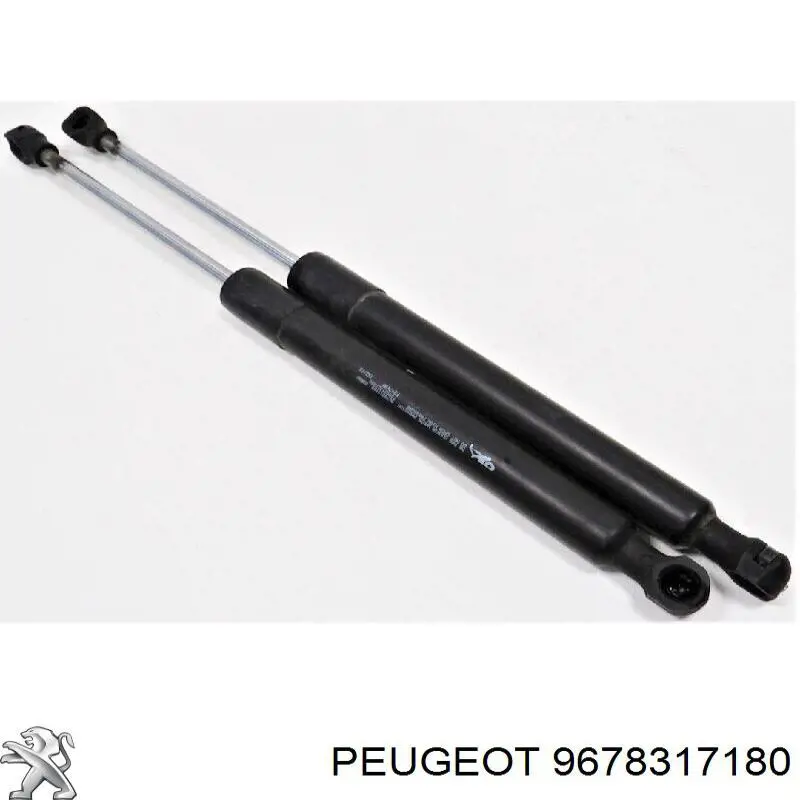 Amortecedor de tampa de porta-malas (de 3ª/5ª porta traseira) 9678317180 Peugeot/Citroen