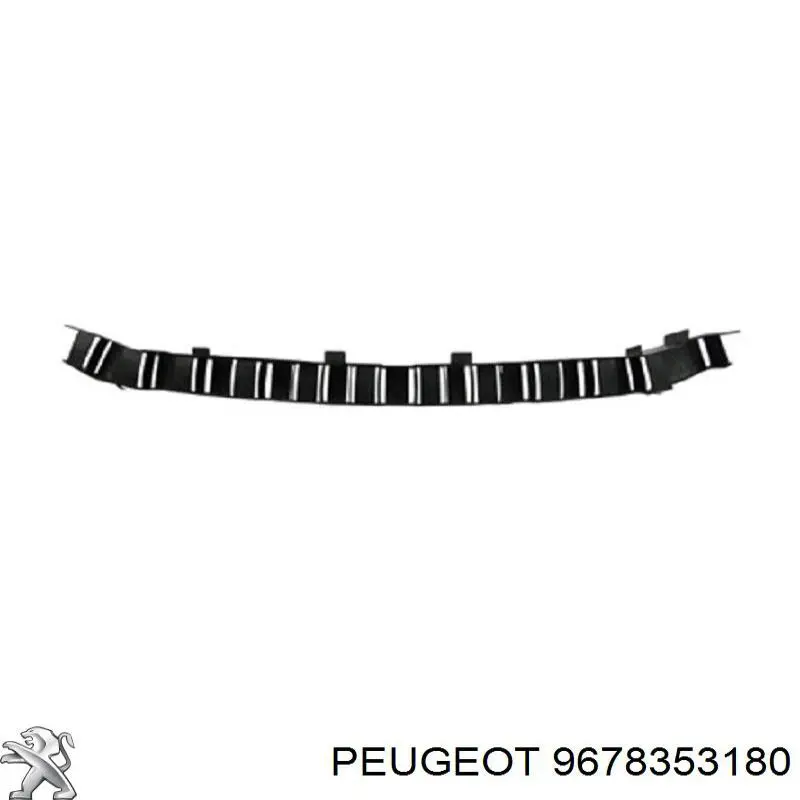 9678353180 Peugeot/Citroen Reforçador do pára-choque dianteiro