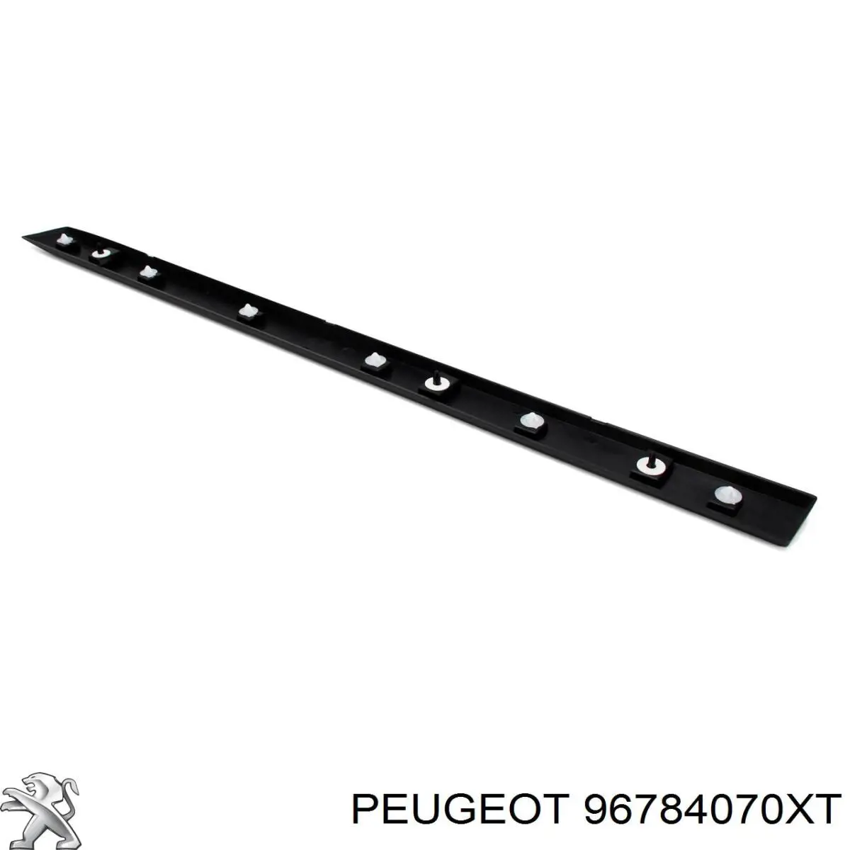 96784070XT Peugeot/Citroen Moldura da porta dianteira esquerda