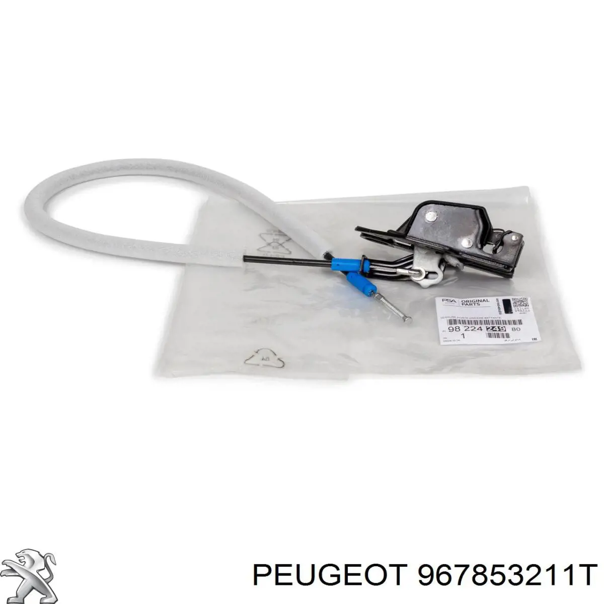 Compre 967853211T Peugeot/Citroen Maçaneta dianteira esquerda externa da porta
