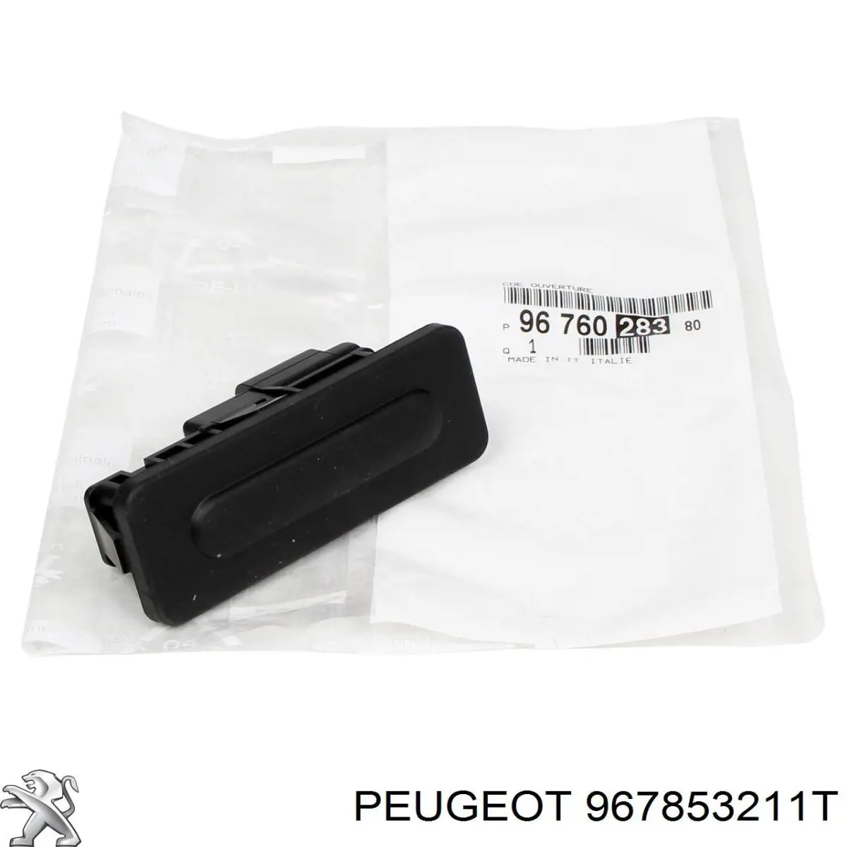 Maçaneta dianteira esquerda externa da porta 967853211T Peugeot/Citroen