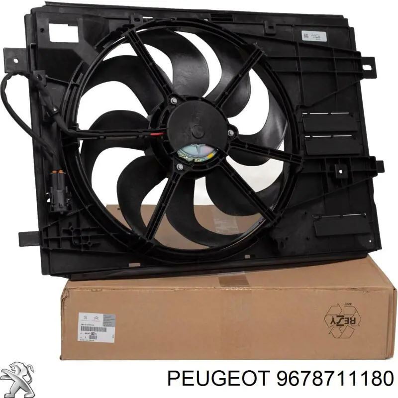 9678711180 Peugeot/Citroen Radiador de esfriamento de motor