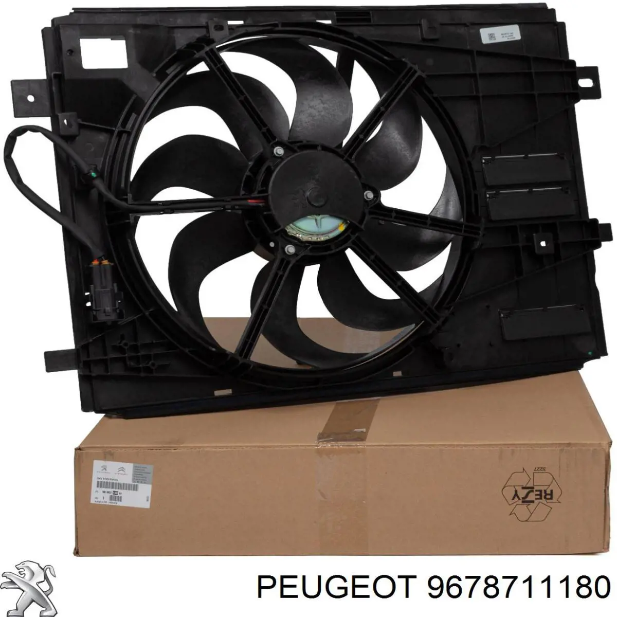 9678711180 Peugeot/Citroen Radiador de esfriamento de motor