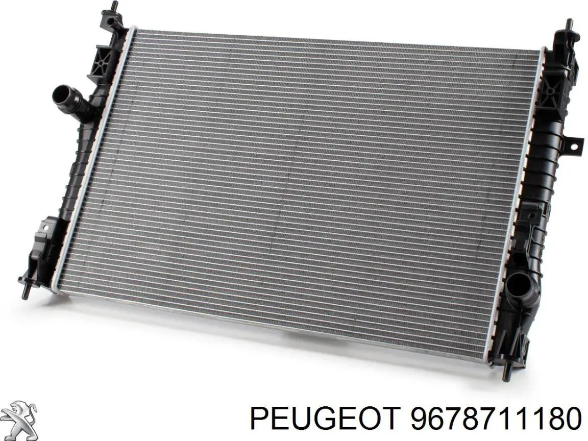 Radiador de esfriamento de motor 9678711180 Peugeot/Citroen