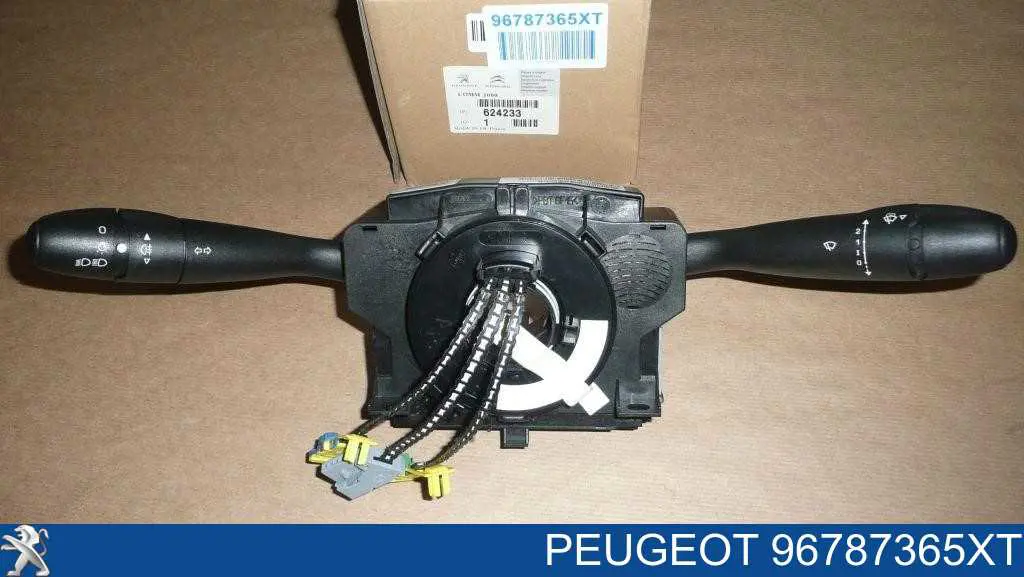 96787365XT Peugeot/Citroen Comutador instalado na coluna da direção, montado