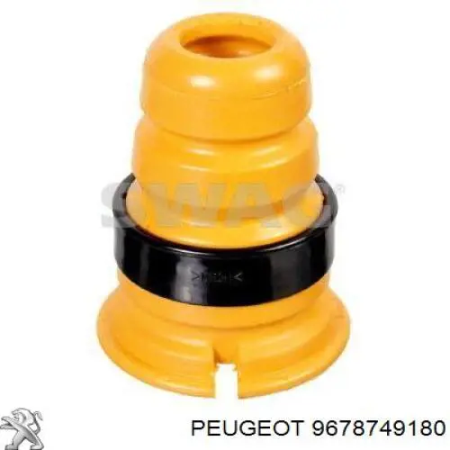 9678749180 Peugeot/Citroen Espaçador (anel de borracha) da mola dianteira superior