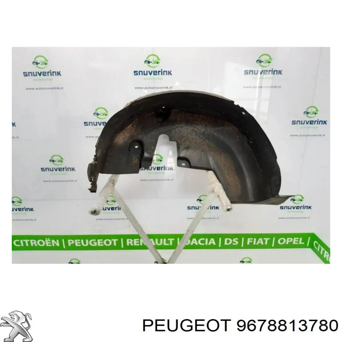 Compre 9678813780 Peugeot/Citroen Guarda-barras do pára-lama traseiro esquerdo