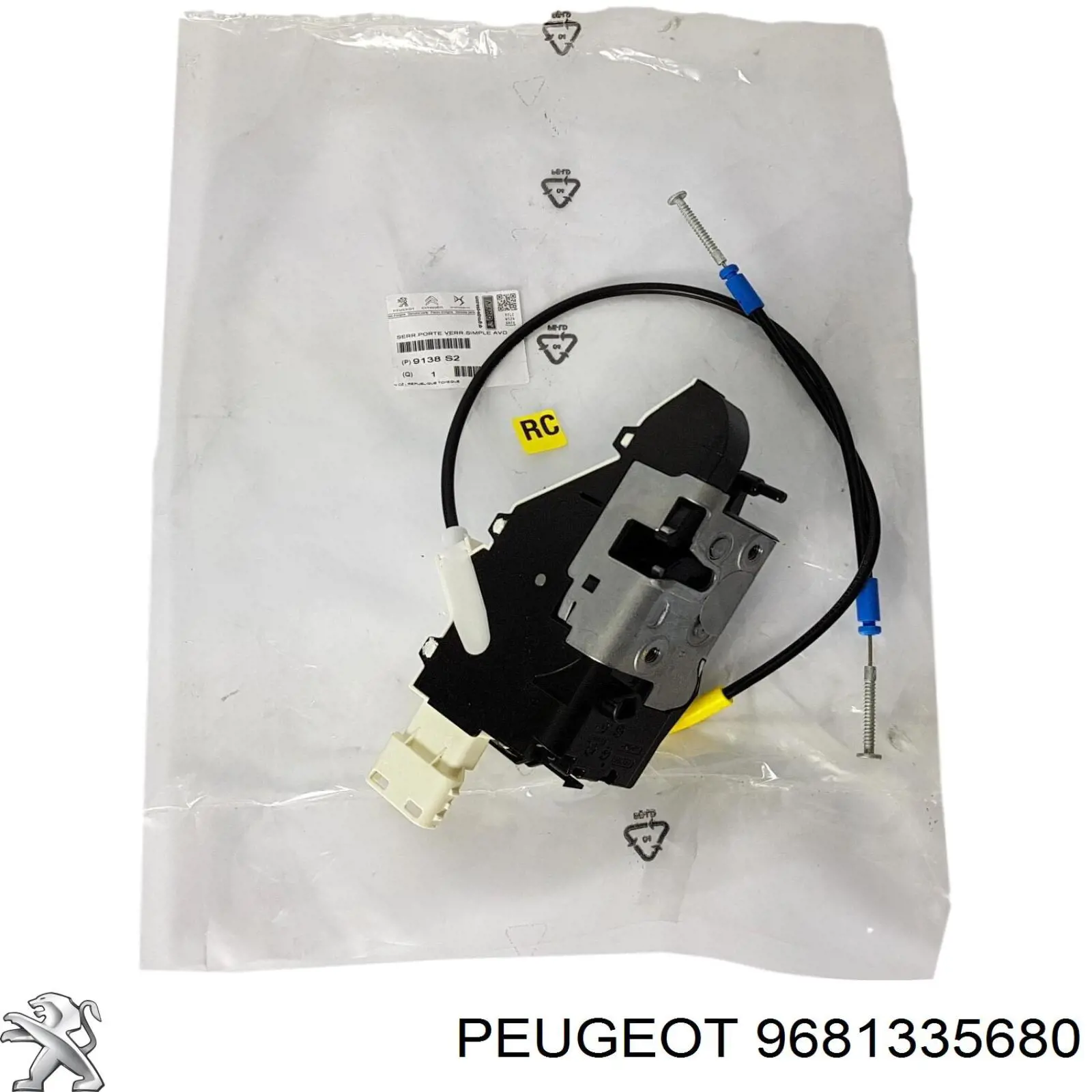 Fecho da porta dianteira esquerda Peugeot/Citroen 9135AS preço, a partir de 201,00 USD