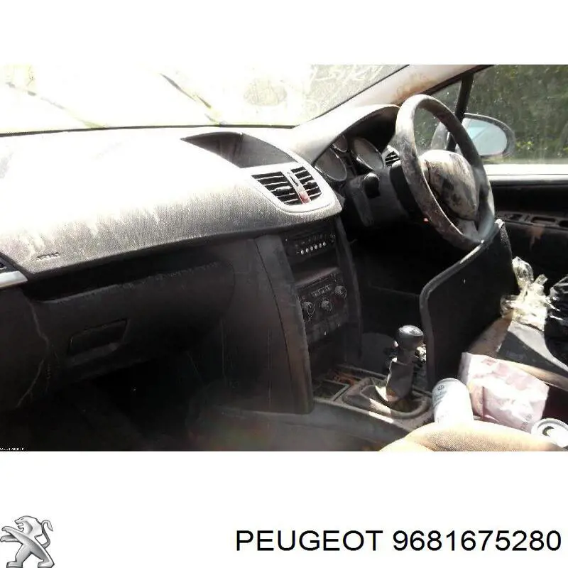 9681675280 Peugeot/Citroen Coxim (suporte) traseiro de motor