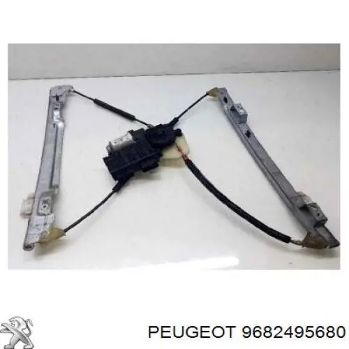 Compre 9682495680 Peugeot/Citroen Motor de acionamento de vidro da porta dianteira esquerda