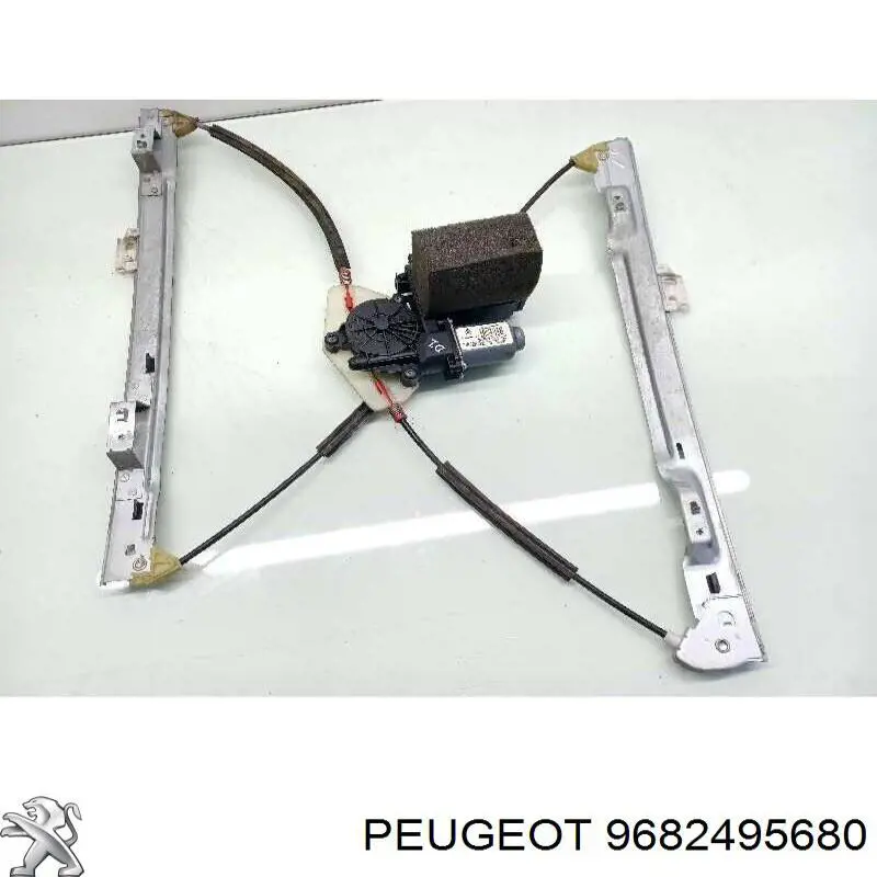 Motor de acionamento de vidro da porta dianteira esquerda 9682495680 Peugeot/Citroen