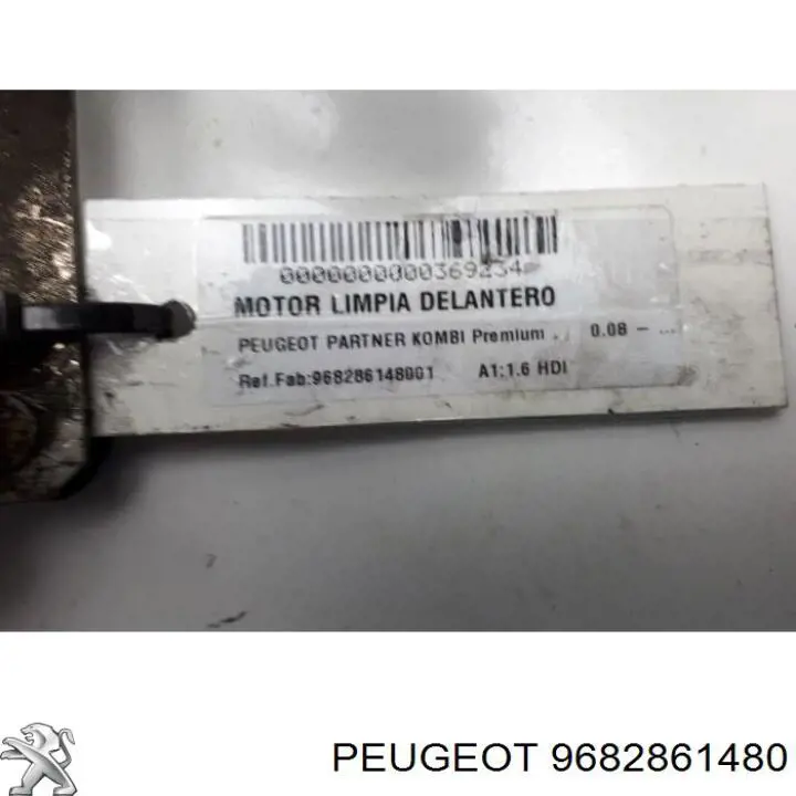 Compre 9682861480 Peugeot/Citroen Trapézio de limpador pára-brisas