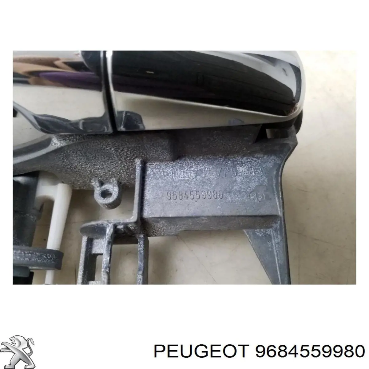 Compre 9684559980 Peugeot/Citroen Suporte de maçaneta externa da porta de portas direitas