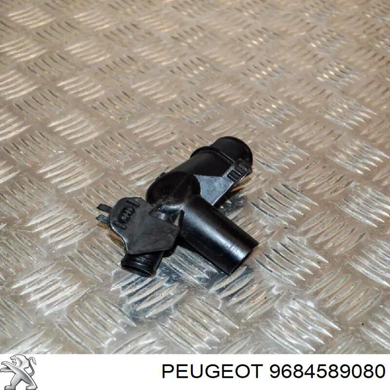 Flange do sistema de esfriamento (união em T) 9684589080 Peugeot/Citroen