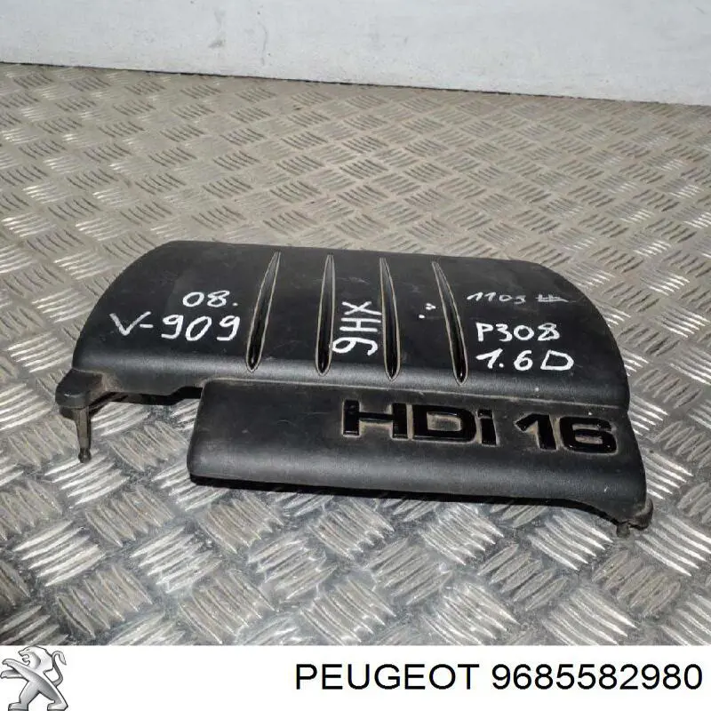 Compre 9685582980 Peugeot/Citroen Tampa de motor decorativa