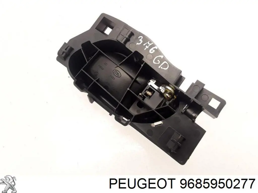 9685950277 Peugeot/Citroen Maçaneta interna dianteira/traseira da porta direita