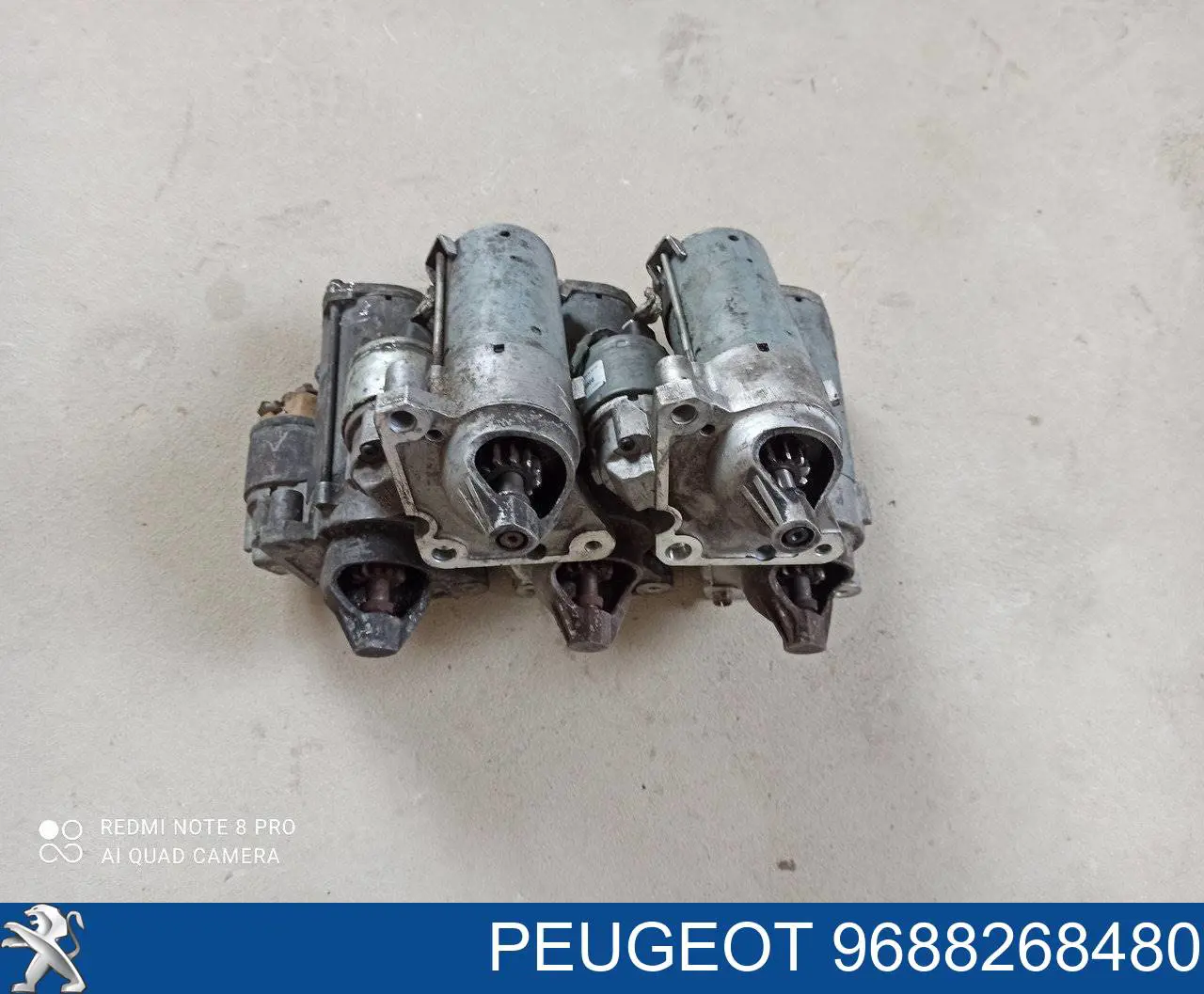 9688268480 Peugeot/Citroen Motor de arranco