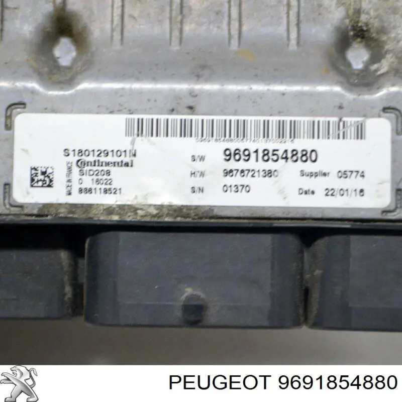 Compre 9691854880 Peugeot/Citroen Módulo de direção (Centralina eletrônica) de motor