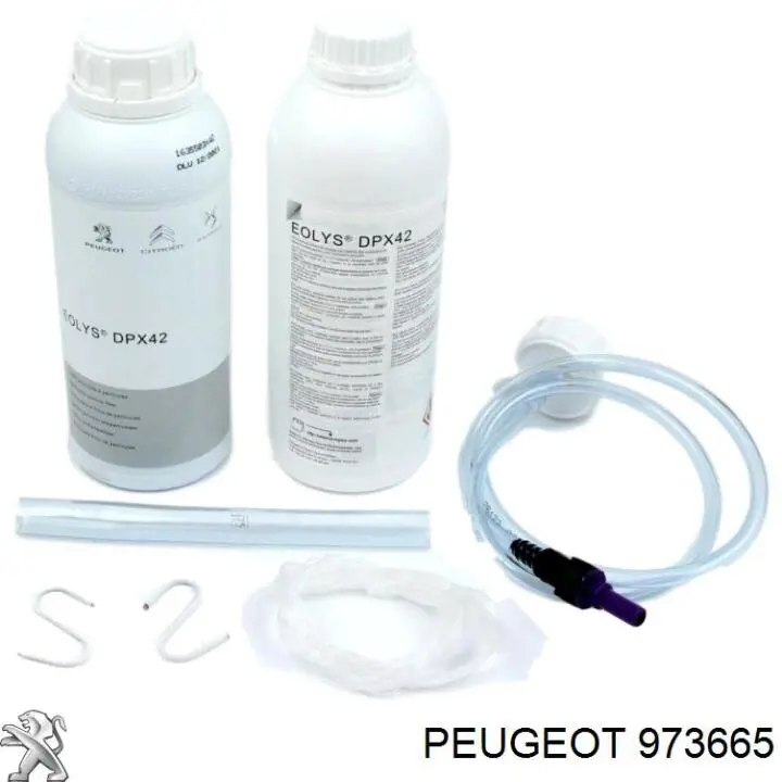 Compre 973665 Peugeot/Citroen Fluido para a limpeza de filtros de fuligem