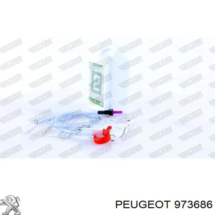 973686 Peugeot/Citroen Fluido para a limpeza de filtros de fuligem