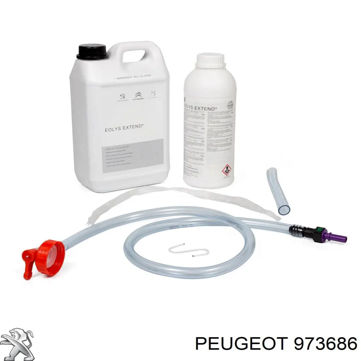 973686 Peugeot/Citroen Fluido para a limpeza de filtros de fuligem