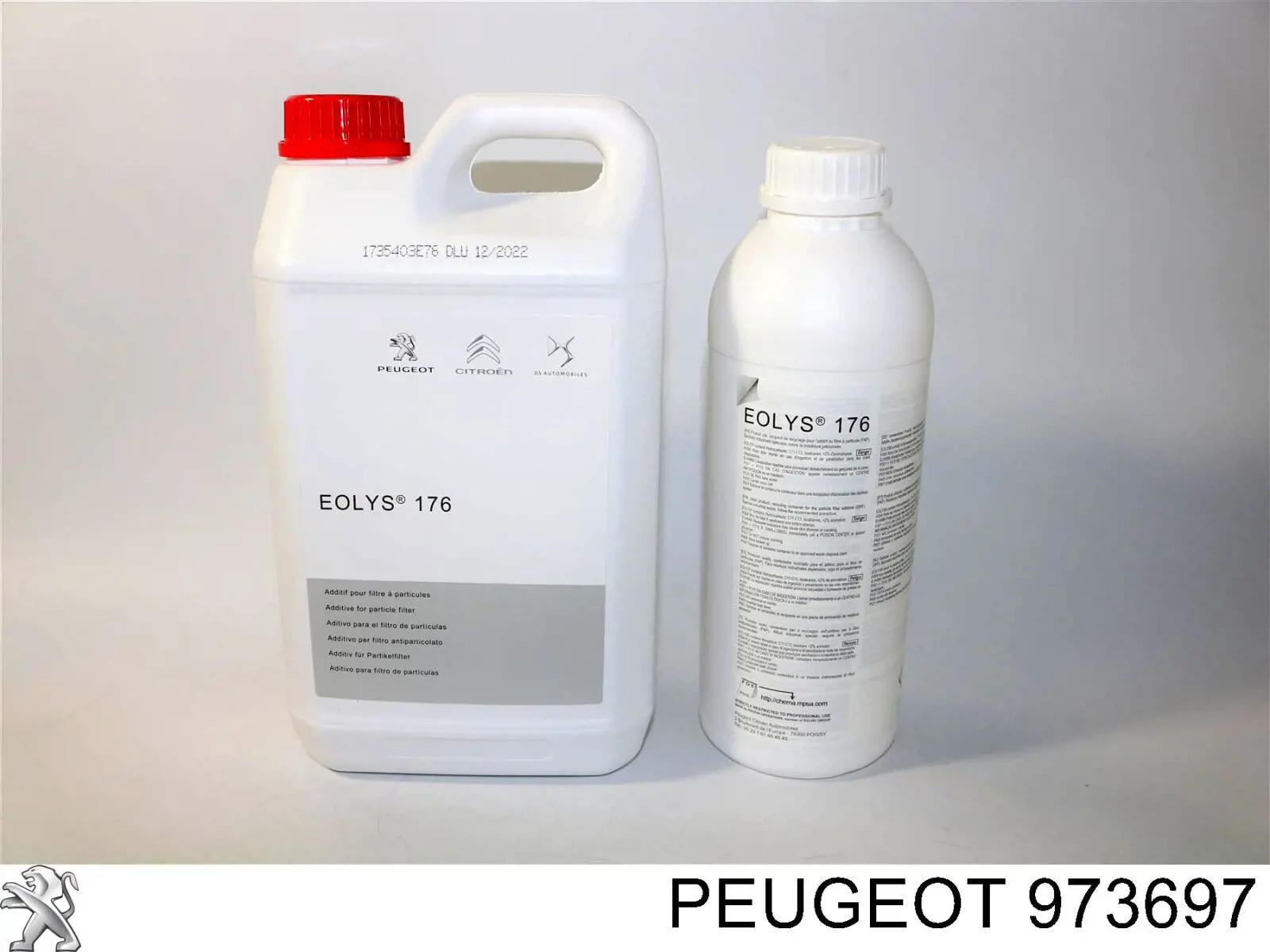 973697 Peugeot/Citroen Fluido para a limpeza de filtros de fuligem