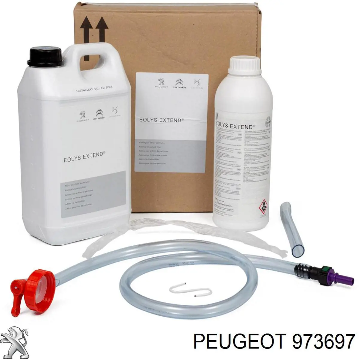Compre 973697 Peugeot/Citroen Fluido para a limpeza de filtros de fuligem