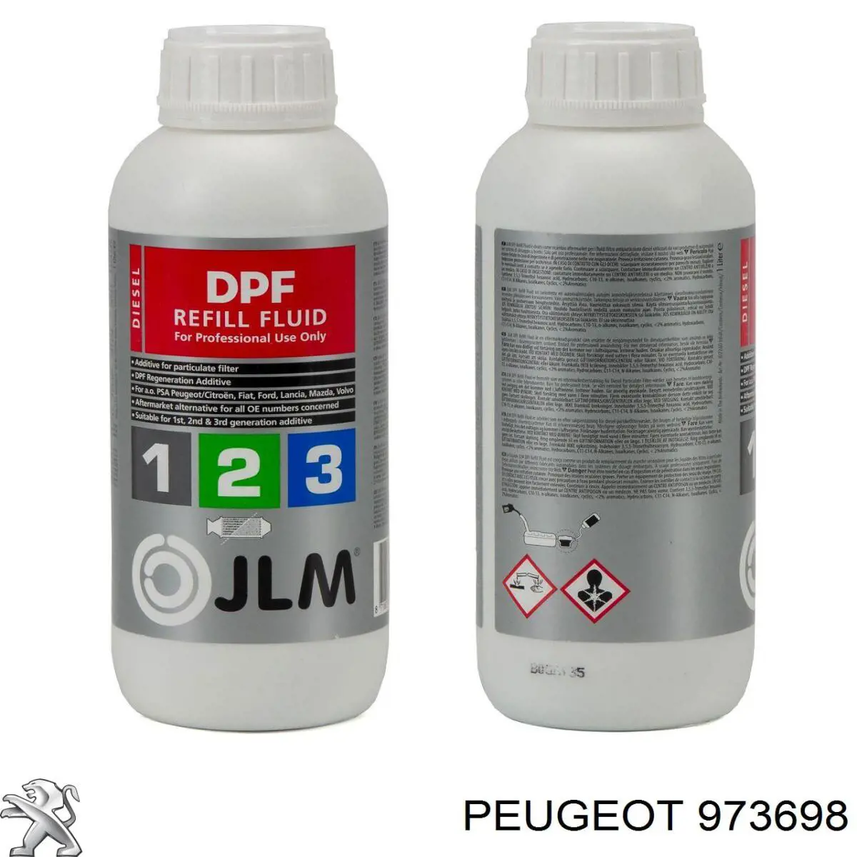 973698 Peugeot/Citroen Fluido para a limpeza de filtros de fuligem