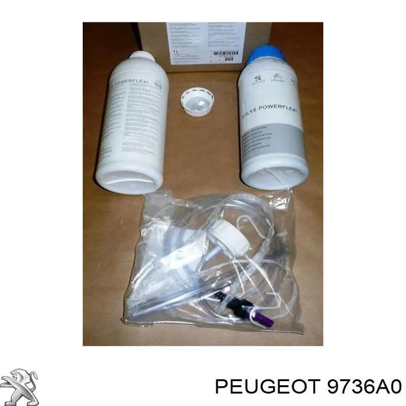 Compre 9736A0 Peugeot/Citroen Fluido para a limpeza de filtros de fuligem