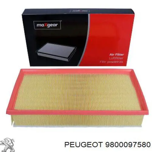Filtro de ar Peugeot/Citroen 9800097580 preço, a partir de 11,31 USD