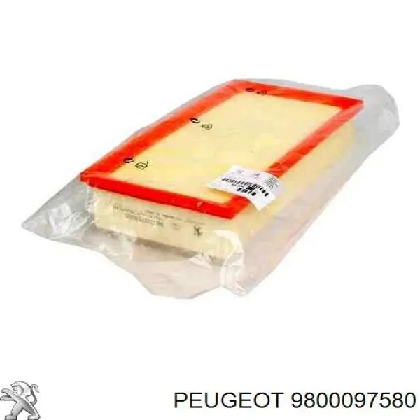 Filtro de ar 9800097580 Peugeot/Citroen