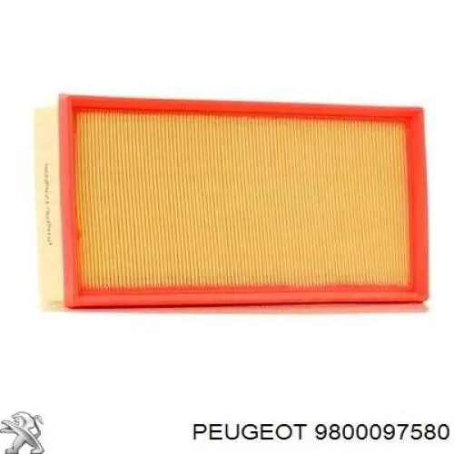 9800097580 Peugeot/Citroen Filtro de ar