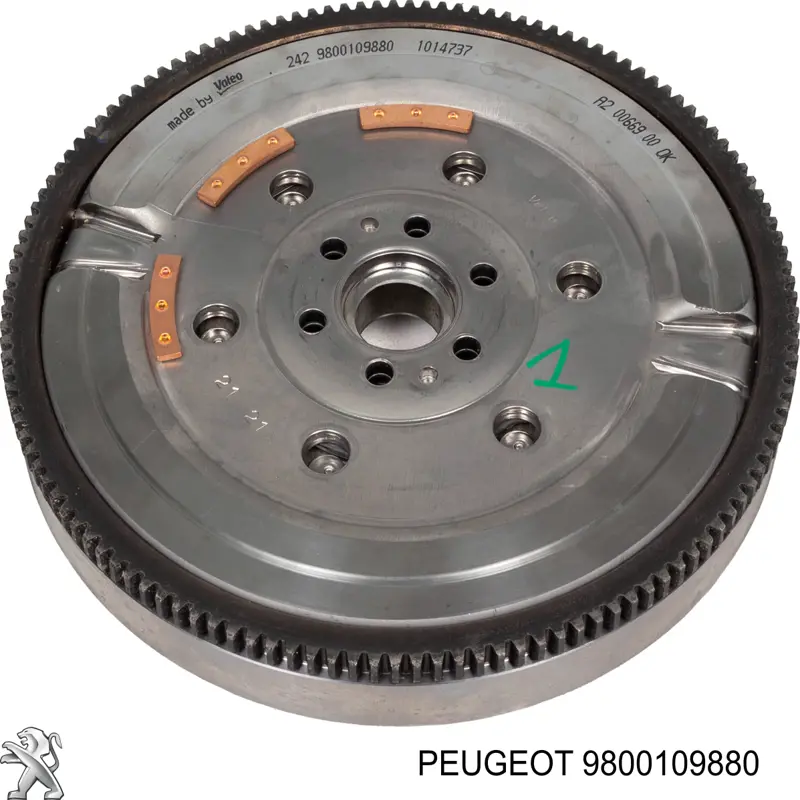 Volante de motor 9800109880 Peugeot/Citroen